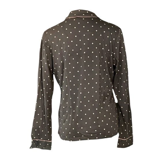 NWT Cozy Zoe Polka Dot Pajama 2-Piece Set in Silver/Gray Size M New w/Tag - Picture 3 of 9